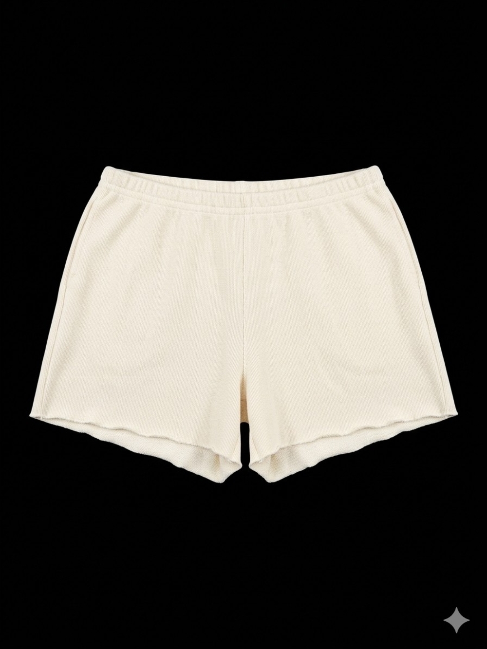 Brandy Melville (John Galt) cream fleece sweatshorts